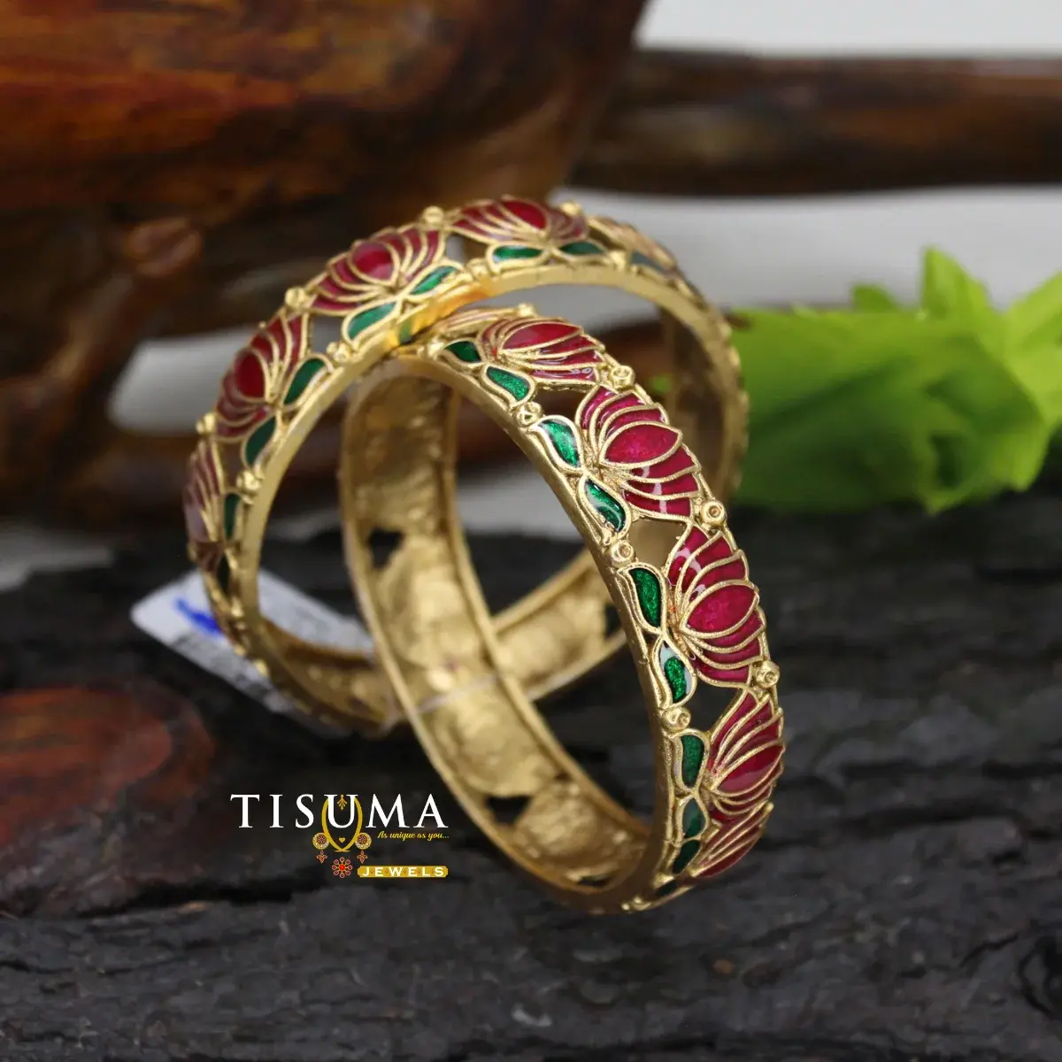 Micro Gold Blooming Bangle